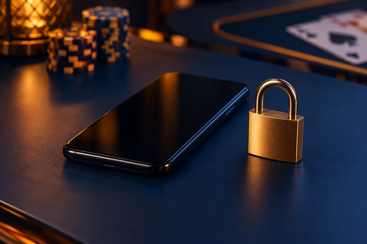 Phone and padlock for the Betobet registration guide